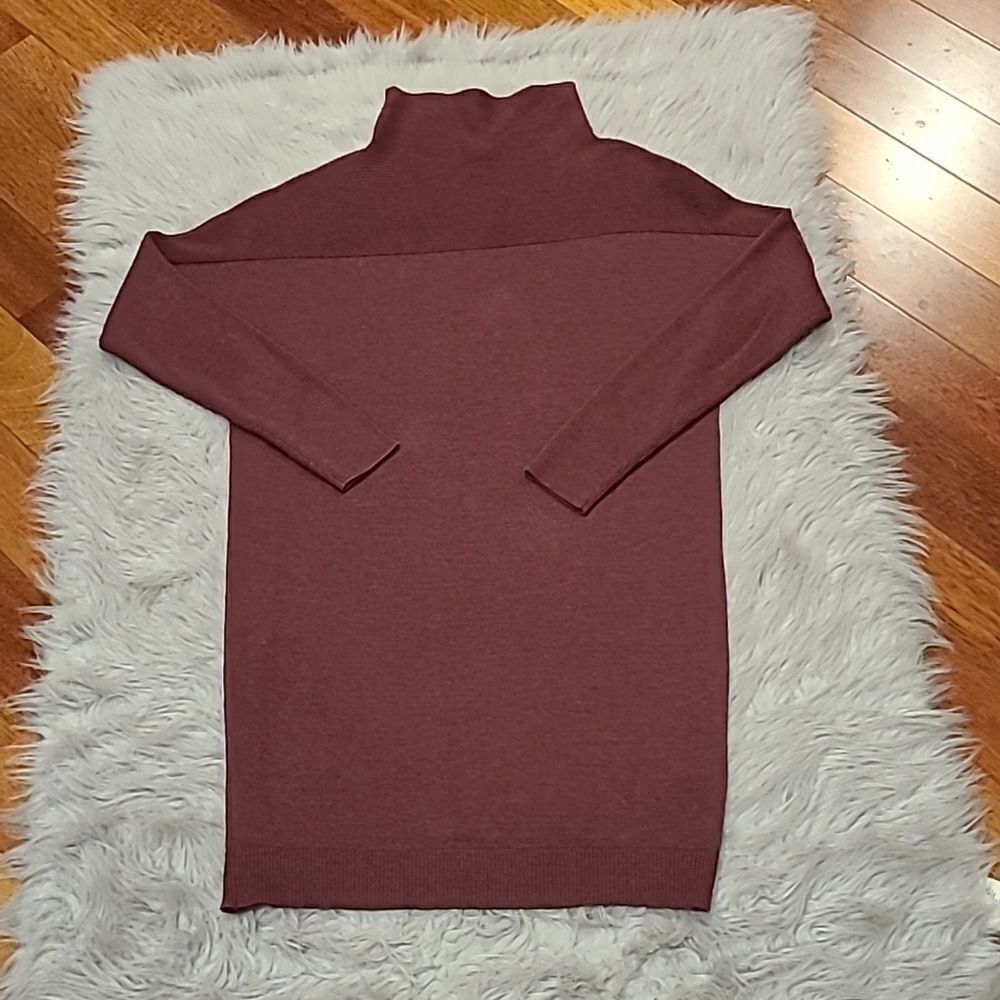 ‎Lole womens maroon cotton sweater dress size medium